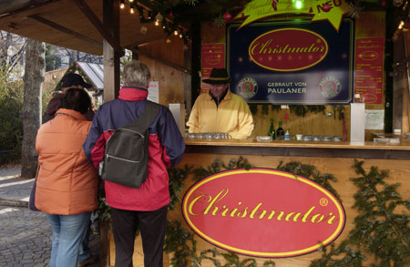 Am Christmator-Standl ist immer etwas los ...